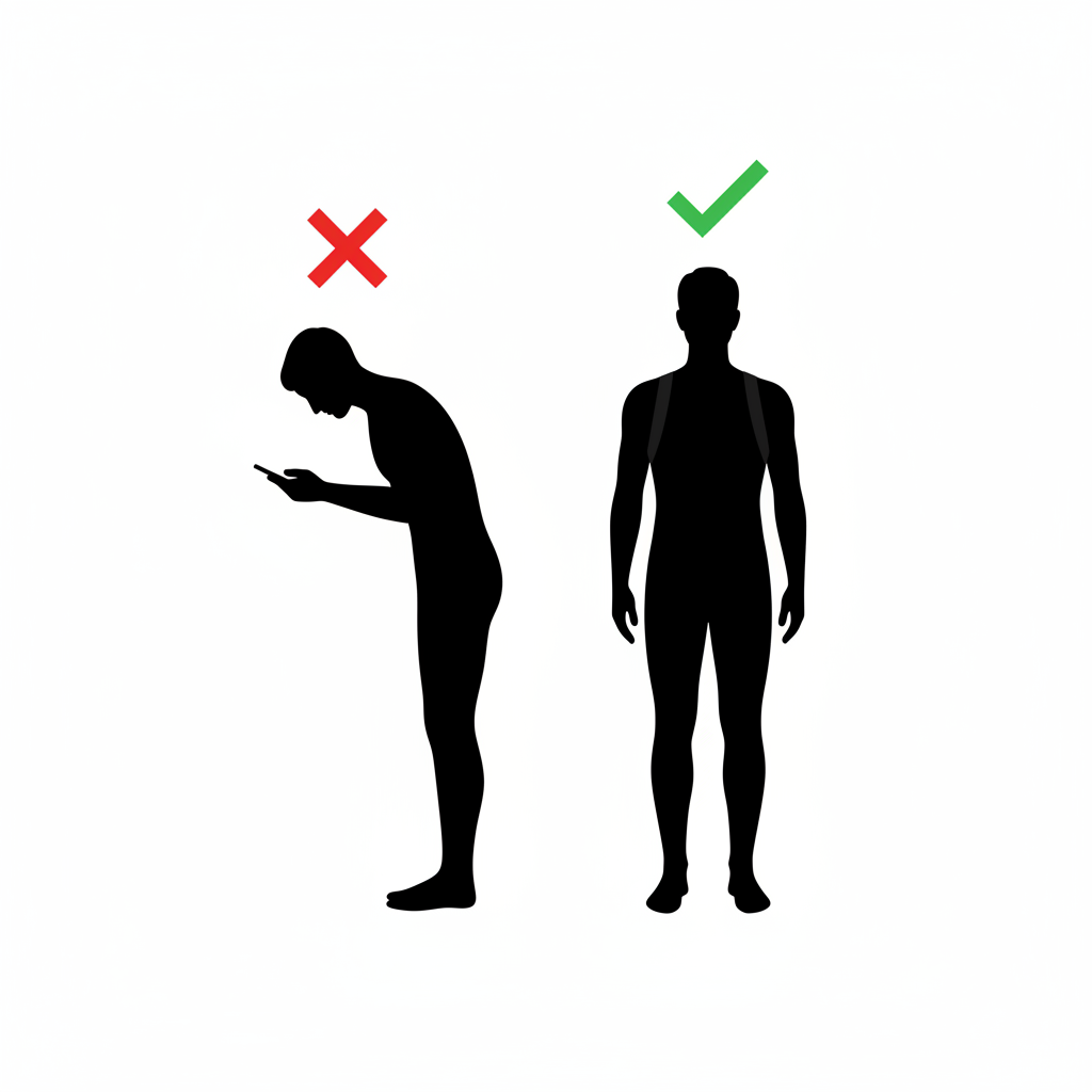 Hållningskorrigerare – infografik rakare rygg