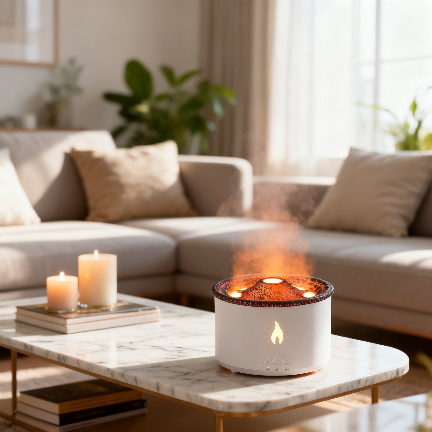 Magisk Luftfuktare – Harmonisk design med rogivande rökringar