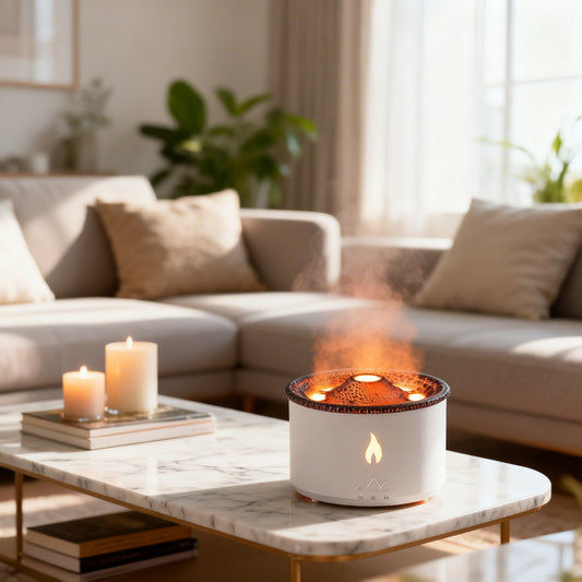 Magisk Luftfuktare – Harmonisk design med rogivande rökringar