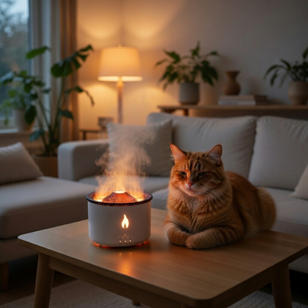 Magisk Luftfuktare – Harmonisk design med rogivande rökringar