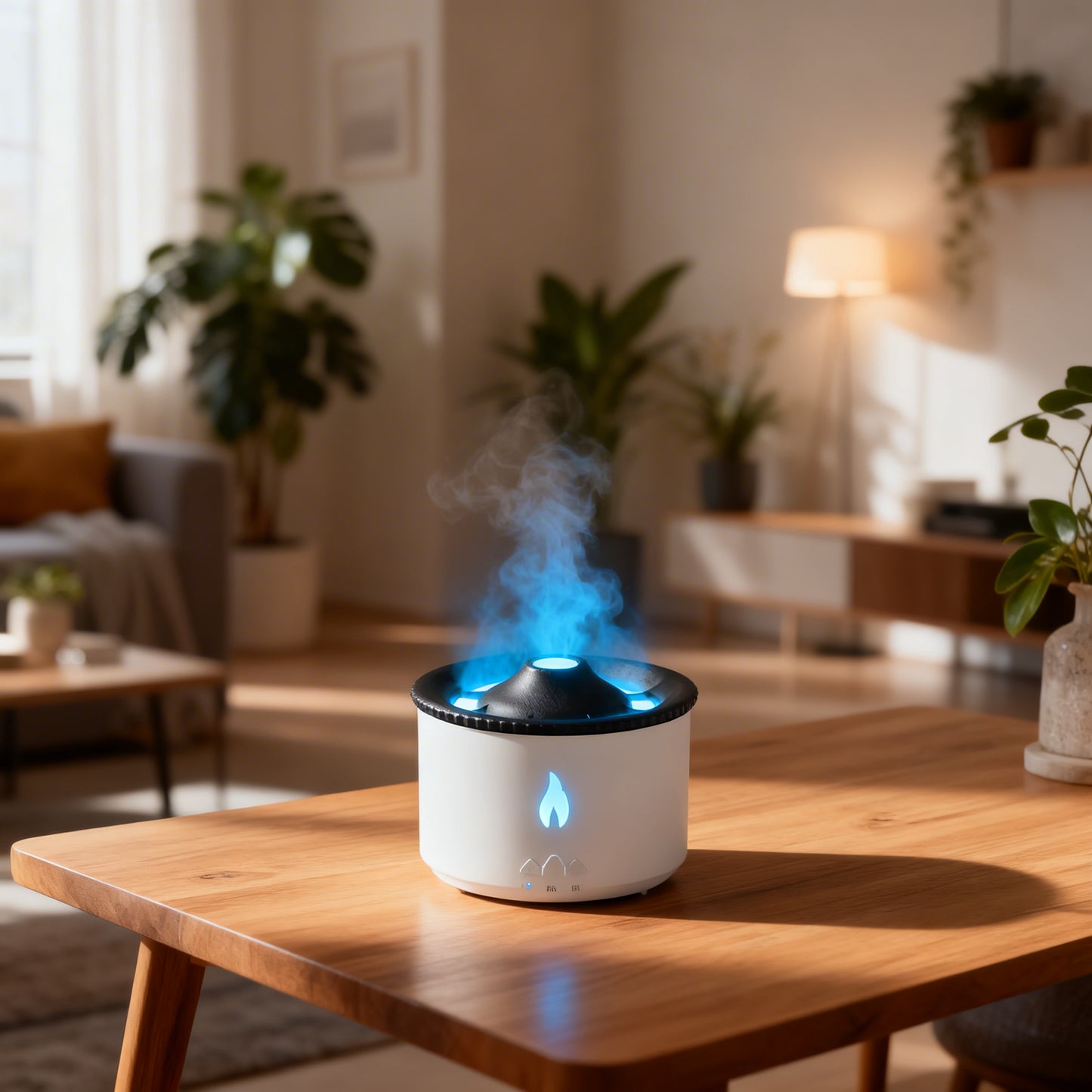 Magisk Luftfuktare – Harmonisk design med rogivande rökringar