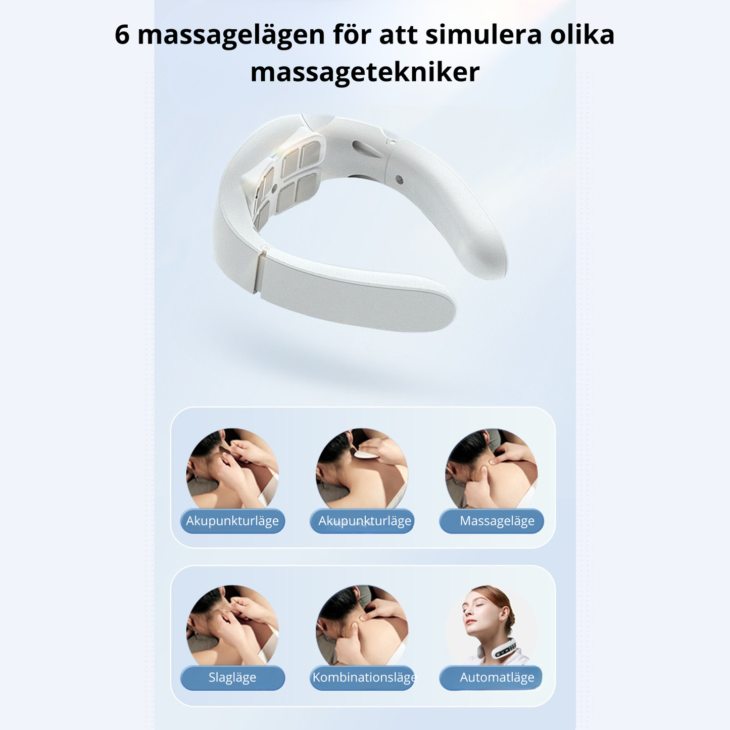 Smart Massager för Nacke & Axlar med Värmefunktion