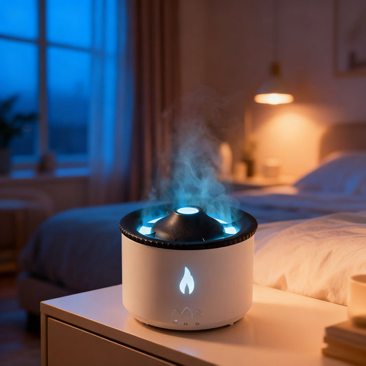 Magisk Luftfuktare – Harmonisk design med rogivande rökringar