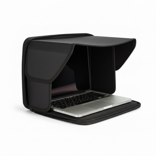 Sidovinkel med dator